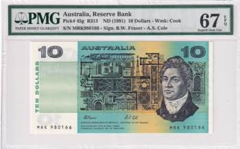 Australia, 10 Dollars, 1991, UNC, ... 