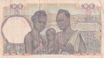 French West Africa, 100 Francs, ... 