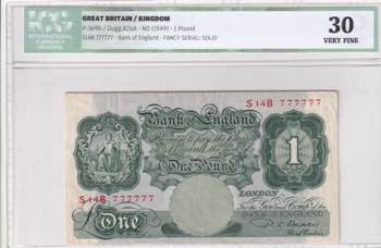 Great Britain, 1 Pound, 1949, VF, ... 