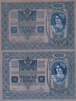 Austria, 1.000 Kronen, 1919, p59, ... 