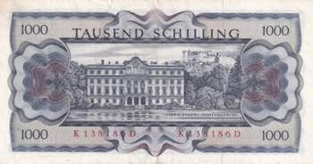 Austria, 1.000 Schilling, 1966, ... 