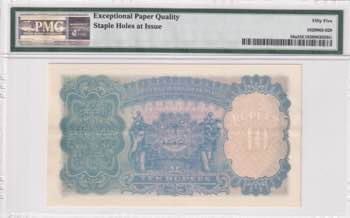 India, 10 Rupees, 1937, AUNC, p19a