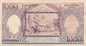 Indonesia, 1.000 Rupiah, 1958, VF, ... 