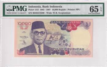 Indonesia, 10.000 Rupiah, ... 