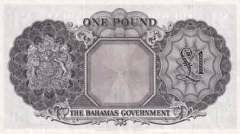 Bahamas, 1 Pound, 1963, AUNC, p15d