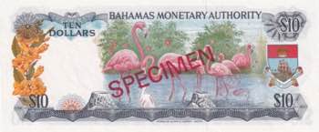 Bahamas, 10 Dollars, 1968, UNC, ... 