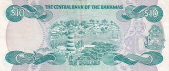 Bahamas, 10 Dollars, 1974, UNC(-), ... 