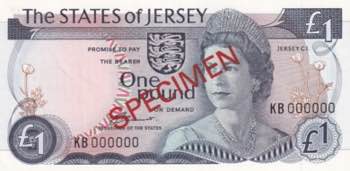 Jersey, 1 Pound, 1976, UNC, p11s, ... 