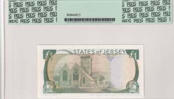 Jersey, 1 Pound, 1989, UNC, p15a