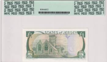 Jersey, 1 Pound, 1989, UNC, p15a