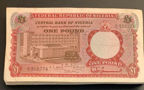 Nigeria, 1 Pound, 1967, VF, p8, ... 