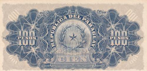 Paraguay, 100 Pesos, 1907, XF(+), ... 