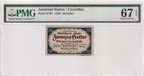Austria, 20 Heller, 1920, UNC, ... 