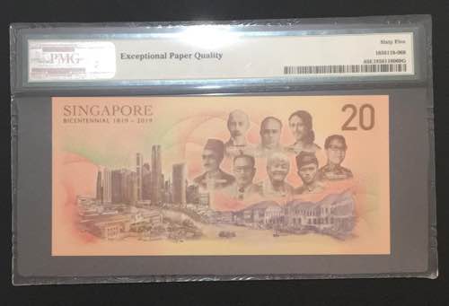 Singapore, 20 Dollars, 2019, UNC, ... 