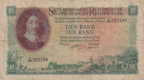 South Africa, 10 Rand, 1962/1965, ... 