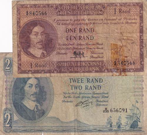 South Africa, 1-2 Rand, 1961/1965, ... 