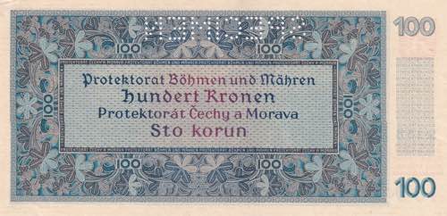 Bohemia and Moravia, 100 Korun, ... 