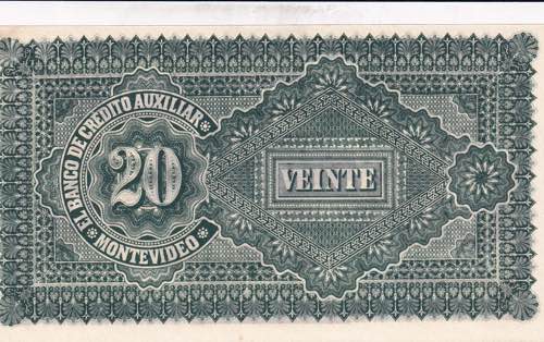 Uruguay, 20 Pesos, 1887, UNC, ... 