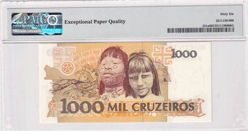Brazil, 1.000 Cruzeiros, 1990, ... 