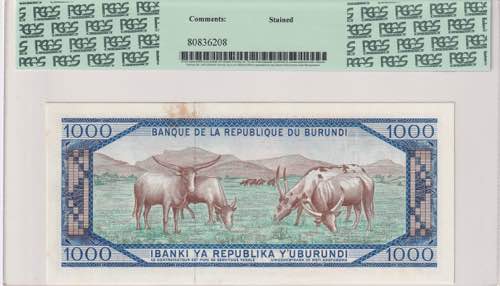 Burundi, 1.000 Francs, 1968, UNC, ... 