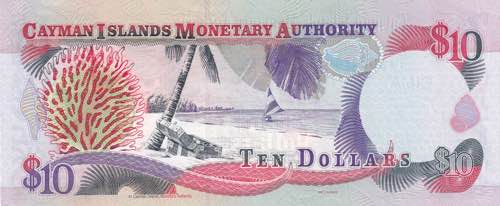 Cayman Islands, 10 Dollars, 2001, ... 