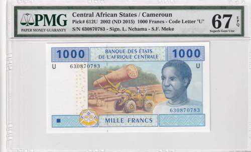 Central African States, 1.000 ... 