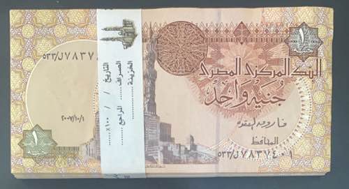 Egypt, 1 Pound, 2007, UNC, p50m, ... 
