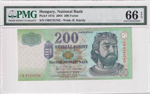 Hungary, 200 Forint, 2004, UNC, ... 