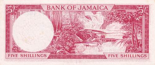Jamaica, 5 Shillings, 1964, AUNC, ... 