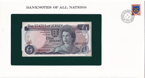 Jersey, 1 Pound, 1976/1988, UNC, ... 