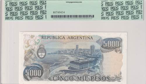 Argentina, 5.000 Pesos, 1977/1983, ... 