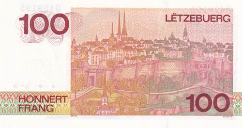 Luxembourg, 100 Francs, 1986, ... 