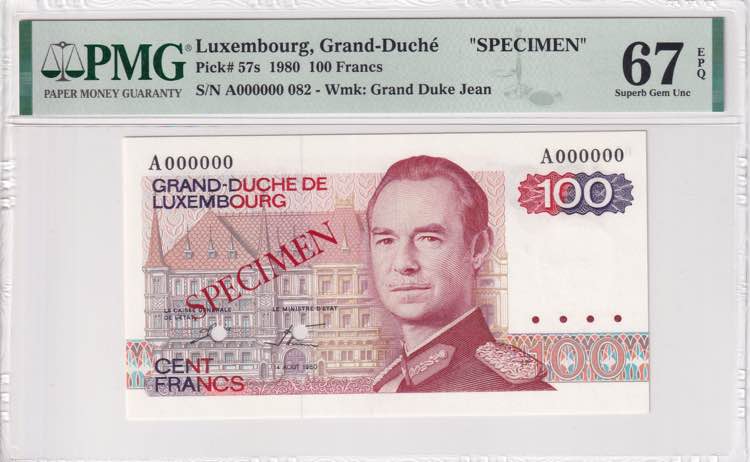 Luxembourg, 100 Francs, 1980, UNC, ... 