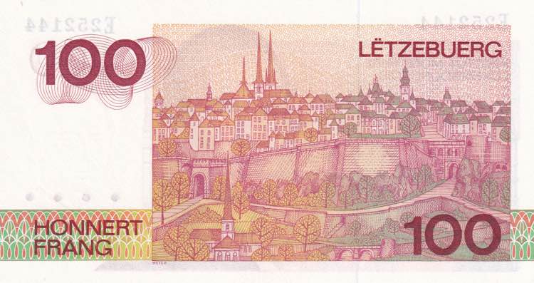 Luxembourg, 100 Francs, 1986, UNC, ... 