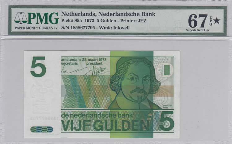Netherlands, 5 Gulden, 1973, UNC, ... 