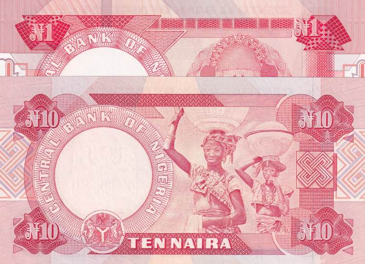 Nigeria, 1-10 Naira, 1979/1984, ... 