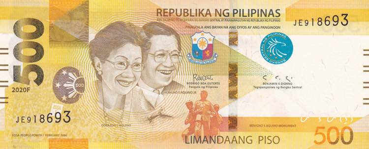 Philippines, 500 Piso, 2020, UNC, ... 