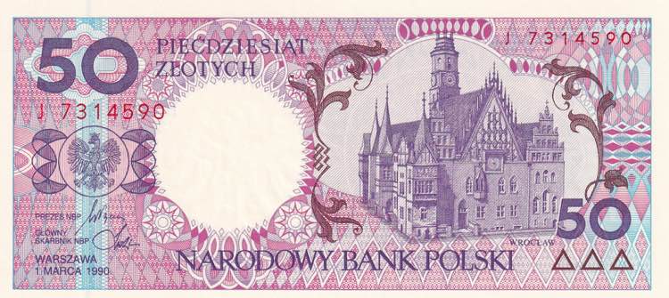 Poland, 50 Zlotych, 1990, UNC, p169