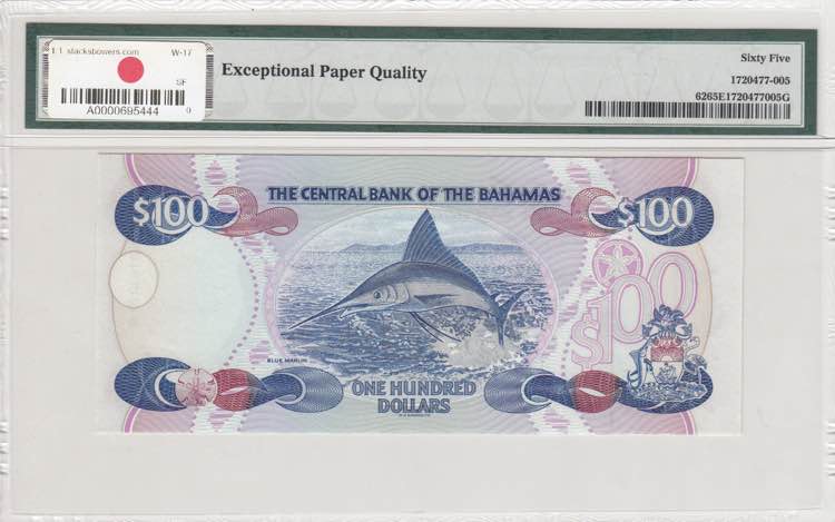 Bahamas, 100 Dollars, 1996, UNC, ... 
