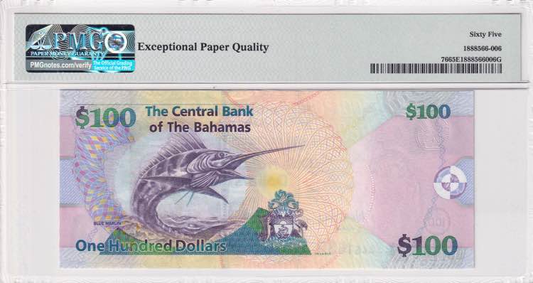 Bahamas, 100 Dollars, 2009, UNC, ... 