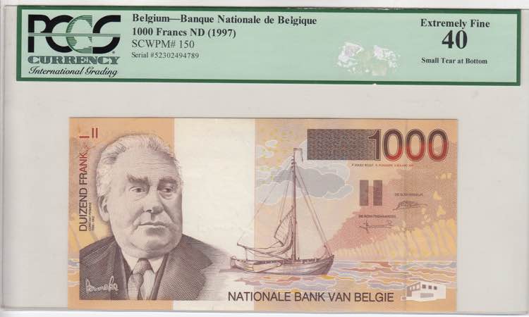 Belgium, 1.000 Francs, 1997, XF, ... 