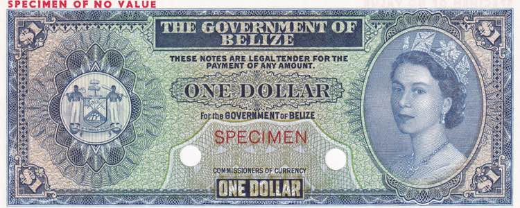 Belize, 1 Dollar, 1974, UNC, ... 