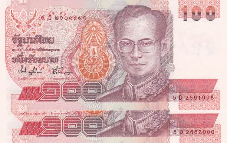 Thailand, 100 Baht, 1994, UNC, ... 