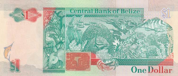 Belize, 1 Dollar, 1990, UNC, p51a