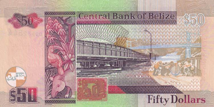 Belize, 50 Dollars, 2006, UNC, p70b