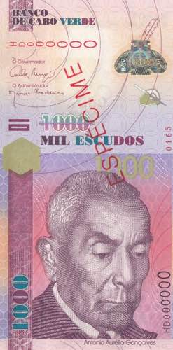 Cape Verde, 1.000 Escudos, 2007, ... 