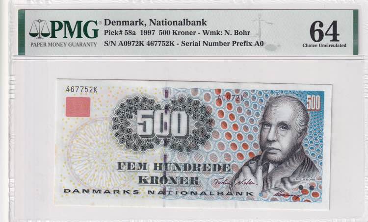 Denmark, 500 Kroner, 1997, UNC, ... 