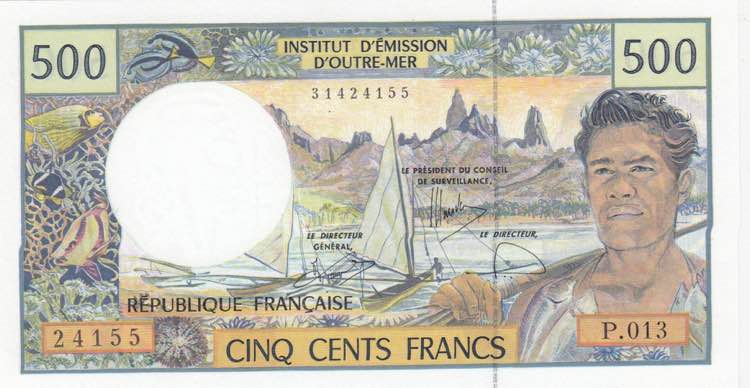 French Pacific Territories, 500 ... 
