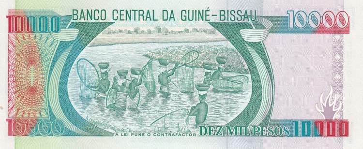 Guinea-Bissau, 10.000 Pesos, 1993, ... 