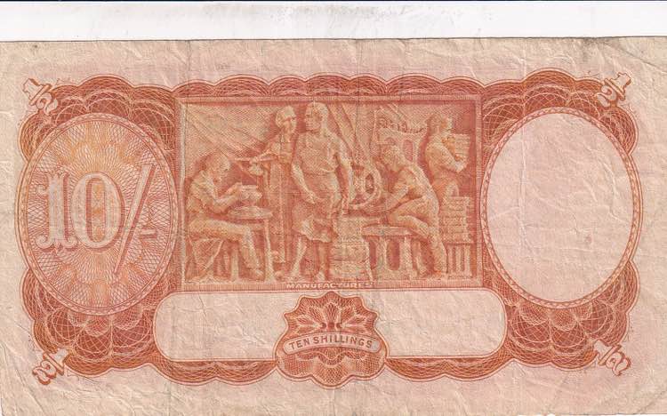 Australia, 10 Shillings, 1942, VF, ... 